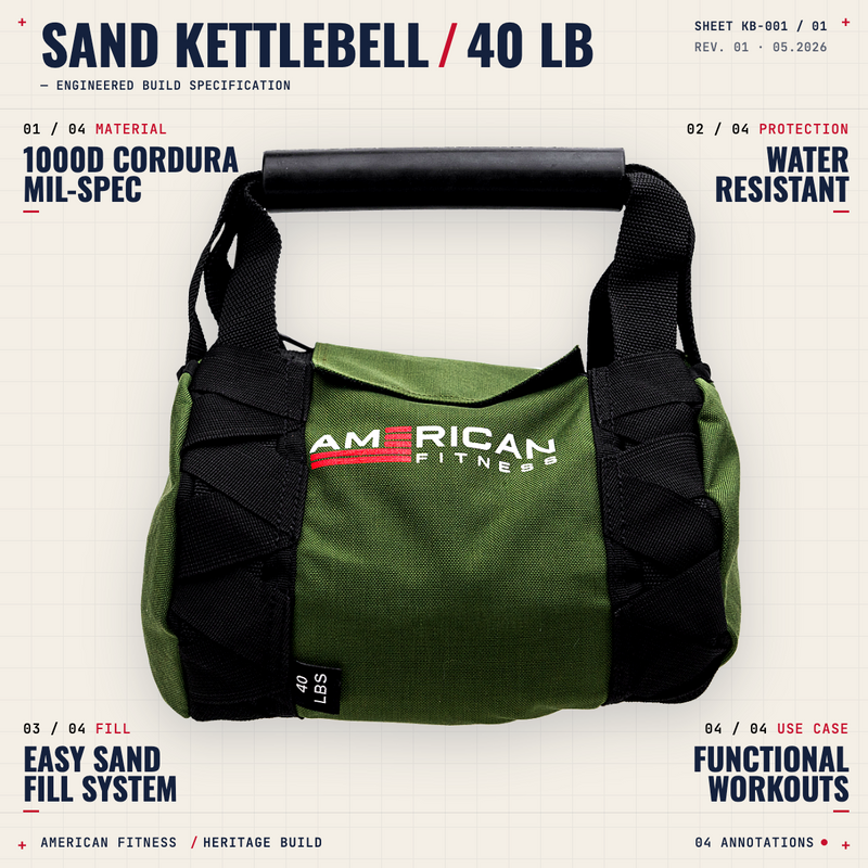 AF Sand Kettlebell - 40 LBS