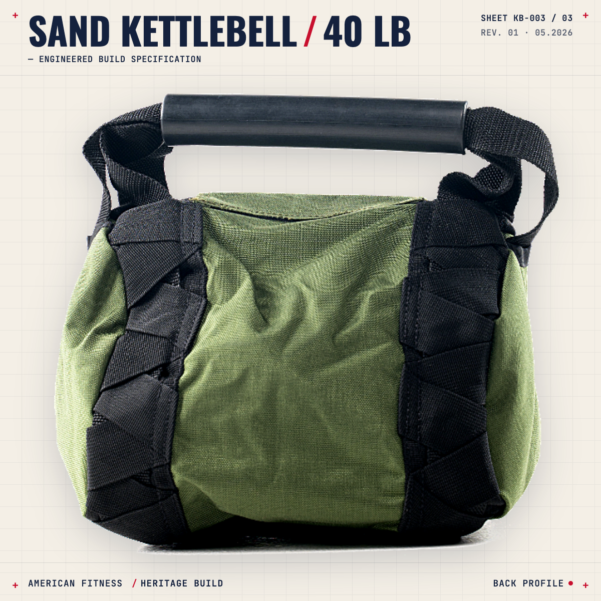 AF Sand Kettlebell - 40 LBS