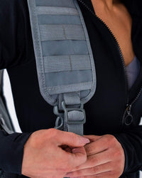 American Fitness AF Bravo Sling Bag — 1000D Cordura KEVLAR stitching tactical EDC sling pack — packaging view