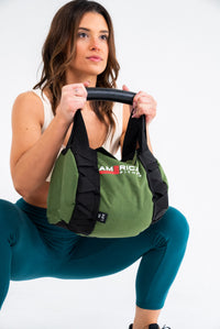 American Fitness AF Sand Kettlebell 40lb fillable workout kettlebell — 1000D Cordura KEVLAR nylon — view 17