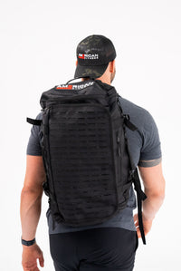 American Fitness Solo Alpha largest tactical carry bag — veteran-designed 1000D Cordura KEVLAR rucksack — in use