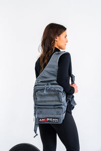 American Fitness AF Bravo Sling Bag — 1000D Cordura KEVLAR stitching tactical EDC sling pack — studio shot
