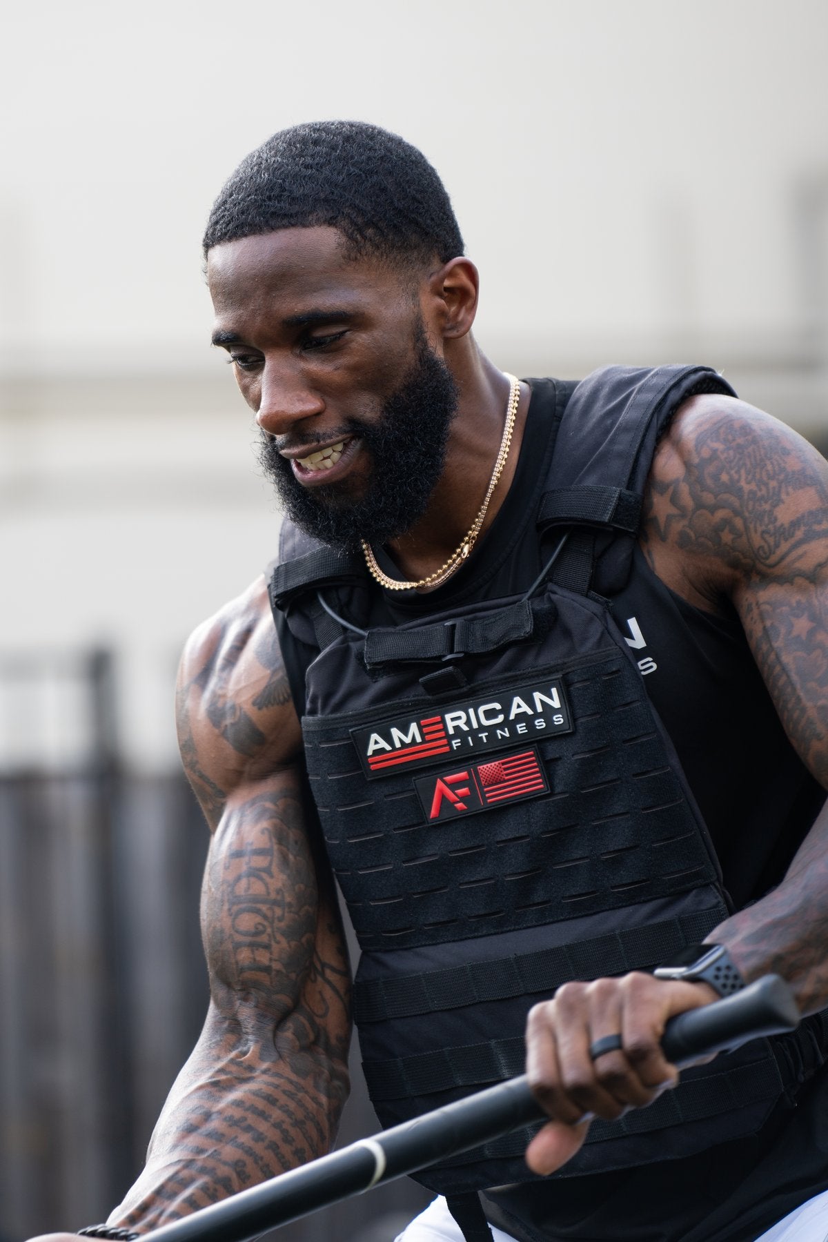 AF Weight Vest Plate Carrier — field photo 2